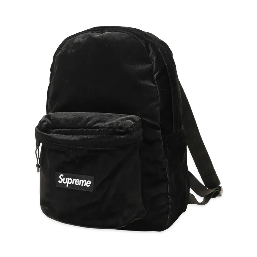 Supreme Velvet Backpack "Black"