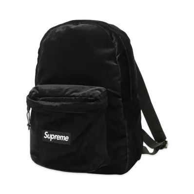 Supreme Velvet Backpack "Black"
