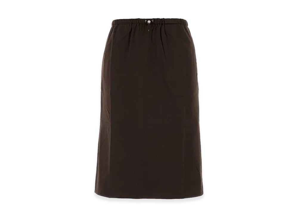 PRADA Women's Cotton Reversible Skirt "Brown"