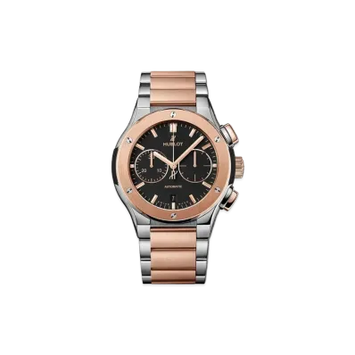 HUBLOT Classic Fusion Chronograph Titanium King Gold Bracelet 45mm