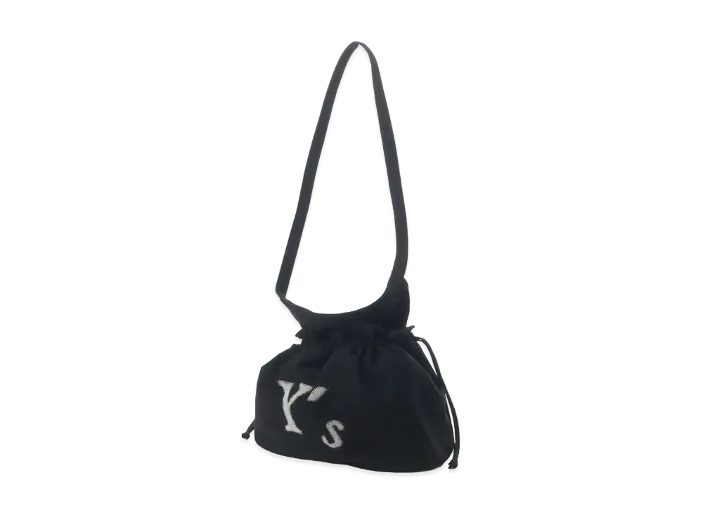 Yohji Yamamoto Y's GABARDINE NEEDLE PUNCH Y's PURSE STYLE BAG "Black/White"