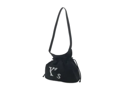 Yohji Yamamoto Y's GABARDINE NEEDLE PUNCH Y's PURSE STYLE BAG "Black/White"