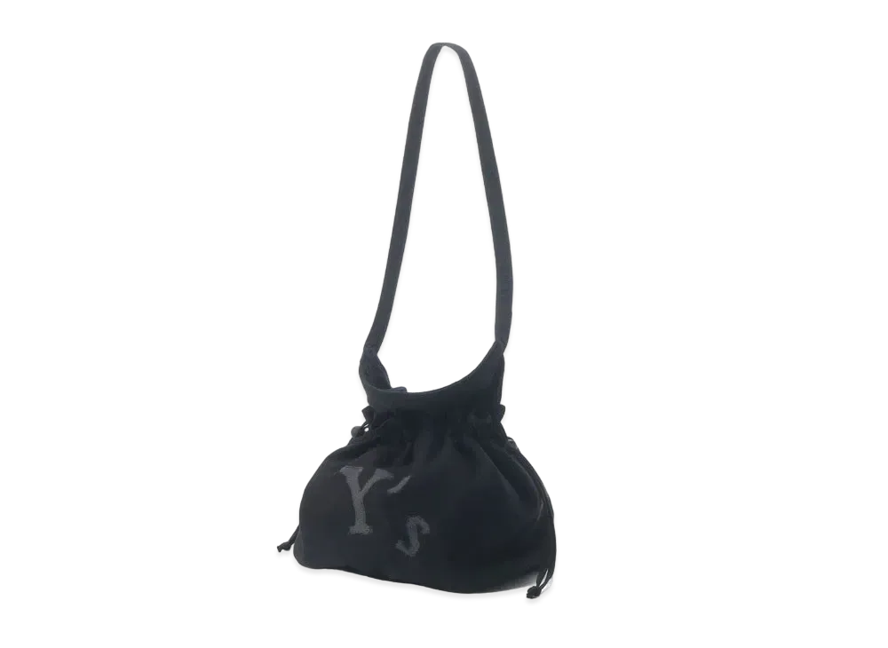 Yohji Yamamoto Y's GABARDINE NEEDLE PUNCH Y's PURSE STYLE BAG "Gray"
