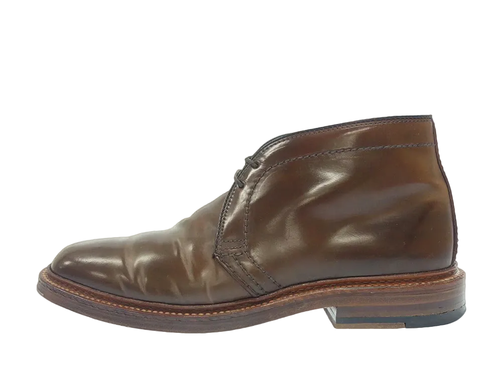 ALDEN Chukka Boot Barrie Shell Cordovan "Cigar" 13132 D Double Leather Sole
