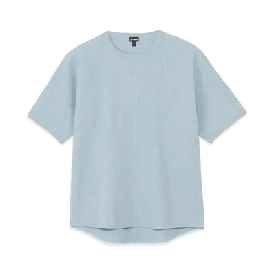 Goldwin Waffle Light Gusset T-shirt (Unisex) "Grayish Blue"