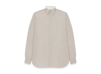 The Row Melchior Cotton Shirt "Deep Bistre"