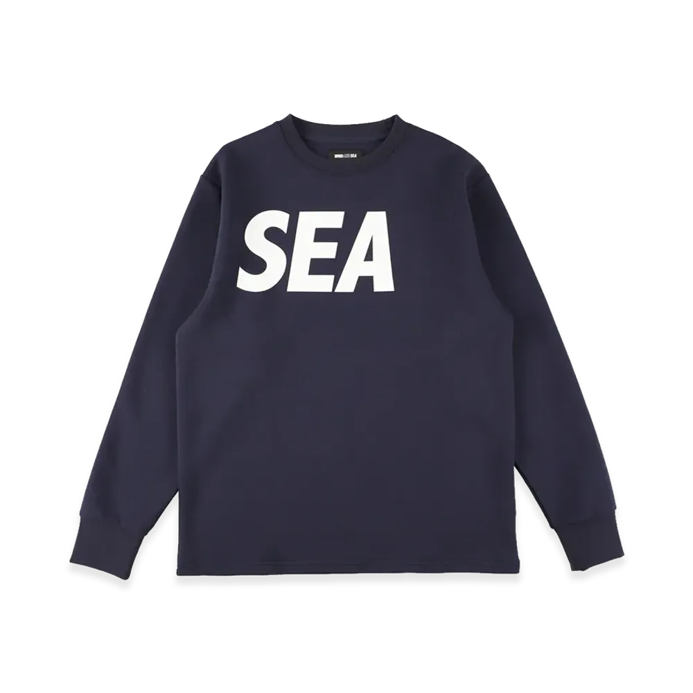 WIND AND SEA WDS-SIG L/S Tee "Navy"