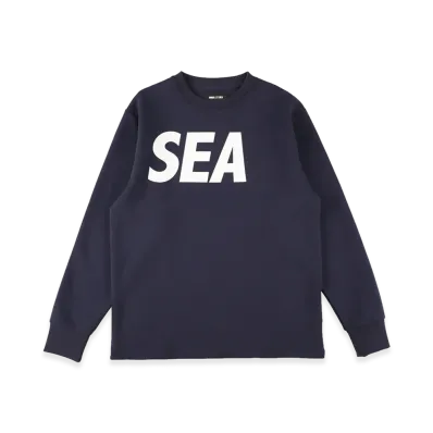 WIND AND SEA WDS-SIG L/S Tee "Navy"