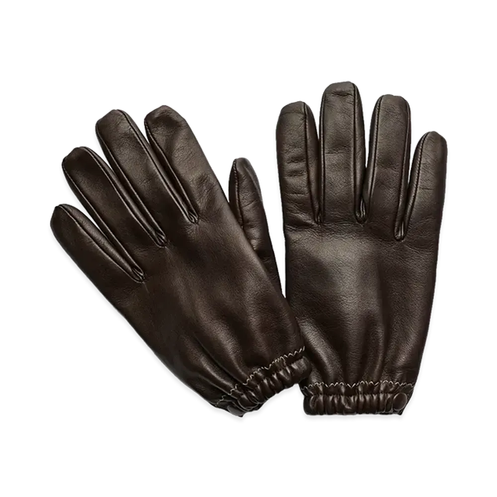OUR LEGACY Rider Glove "Cocoa Brown Nappa"