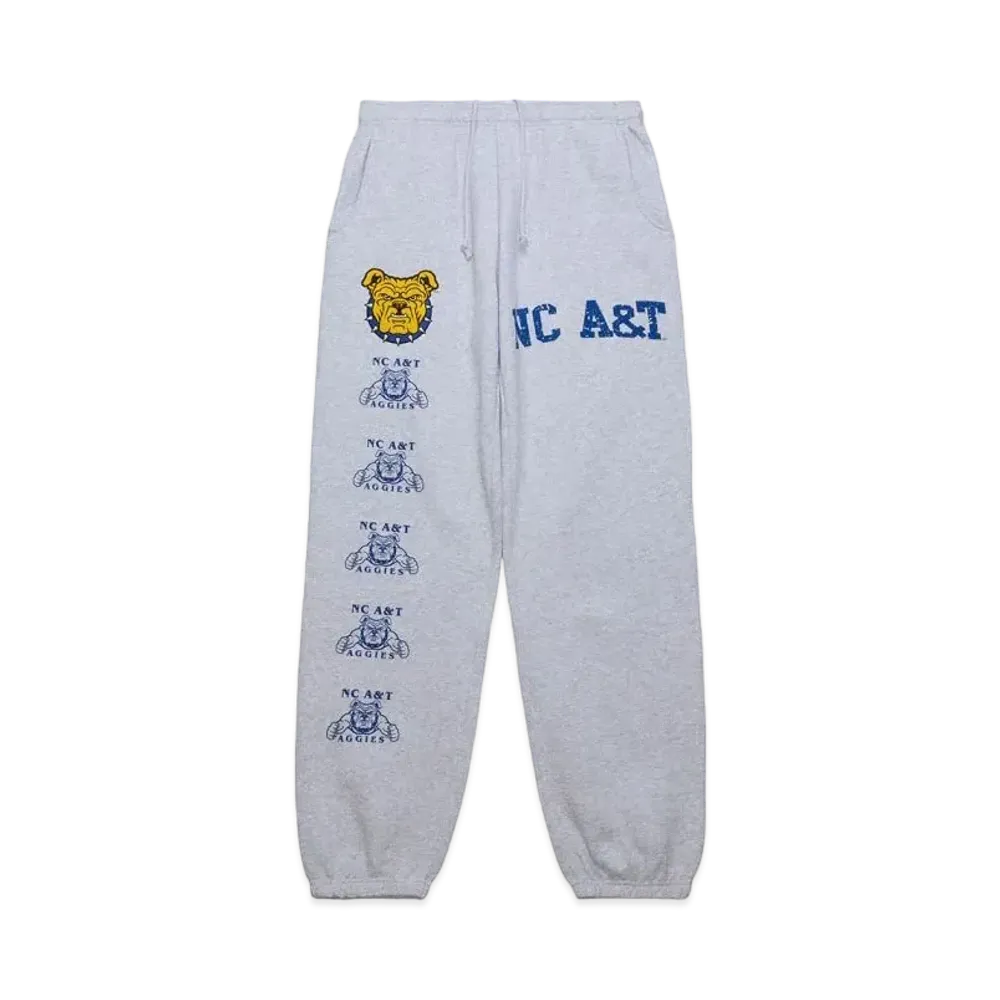 Travis Scott x M&N x NC A&T University Sweats "Grey"
