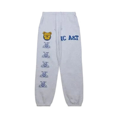 Travis Scott x M&N x NC A&T University Sweats "Grey"