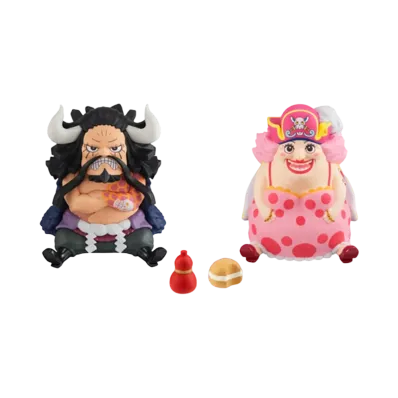 MegaHouse "Lookup" -ONE PIECE- Kaidou of the Beasts & Big Mom Limited edition with calabash and semla