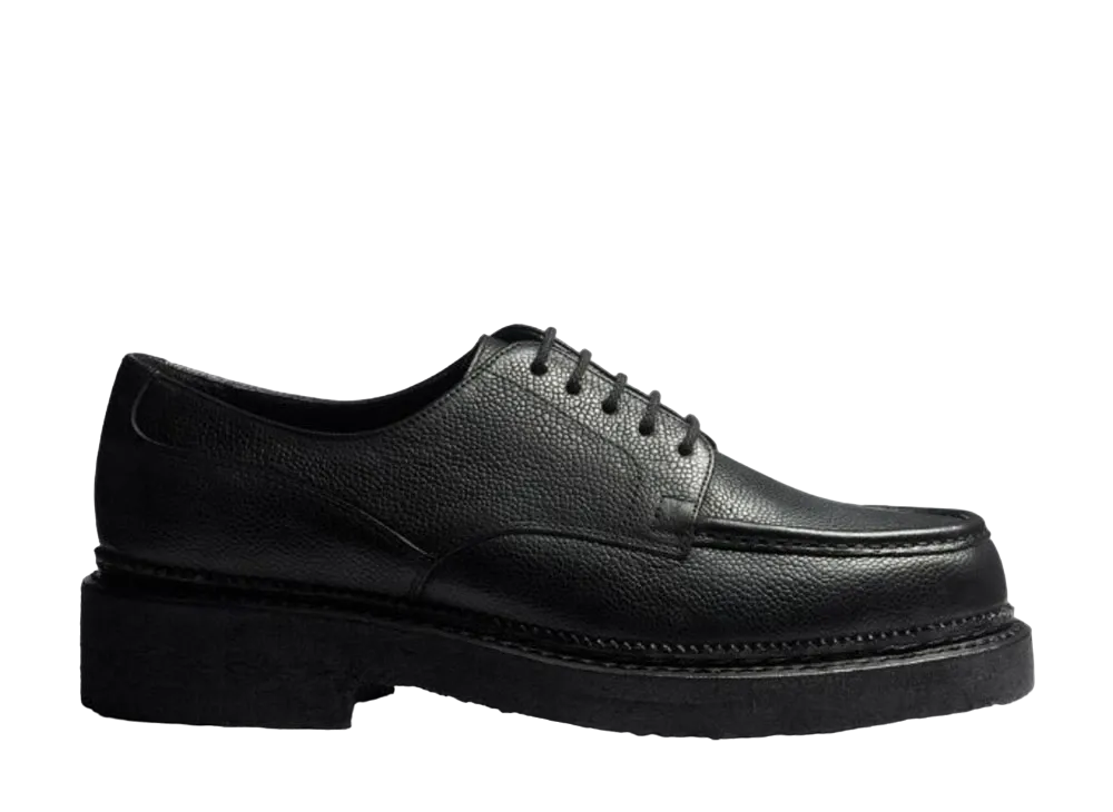 J.M.Weston Eugene Golf Derby #924 D Grain Leather "Black" 131GFRI92450 Crepe Sole