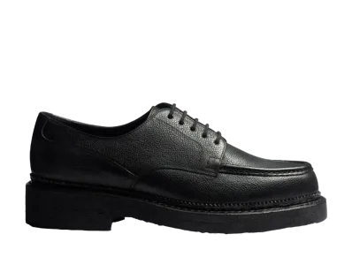 J.M.Weston Eugene Golf Derby #924 D Grain Leather "Black" 131GFRI92450 Crepe Sole