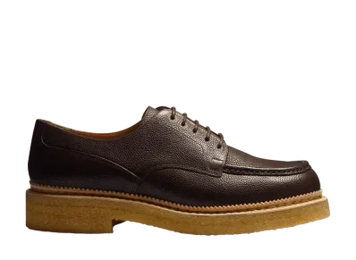 J.M.Weston Golf Derby #924 D Grain Leather "Coffee"131GGAE92450 Crepe Sole