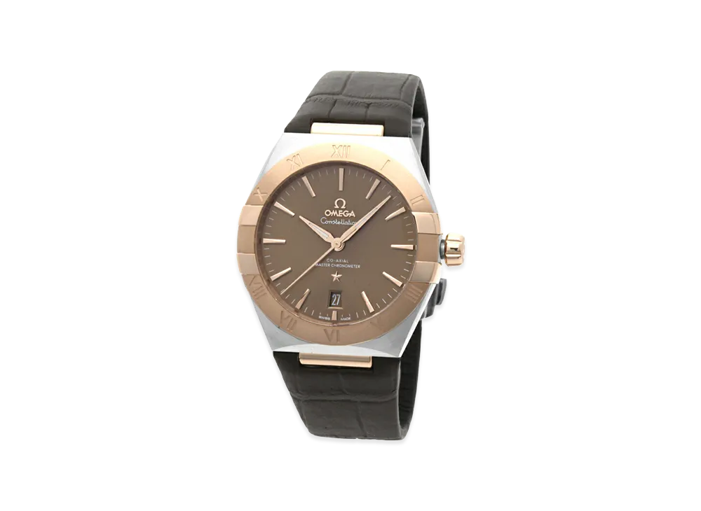 OMEGA Constellation 18K Sedna Gold Co-Axial Master Chronometer 41mm "Black/Brown"