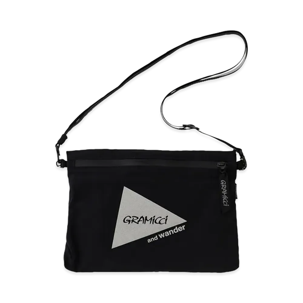 GRAMICCI x and wander Nylon Sacoche "Black"