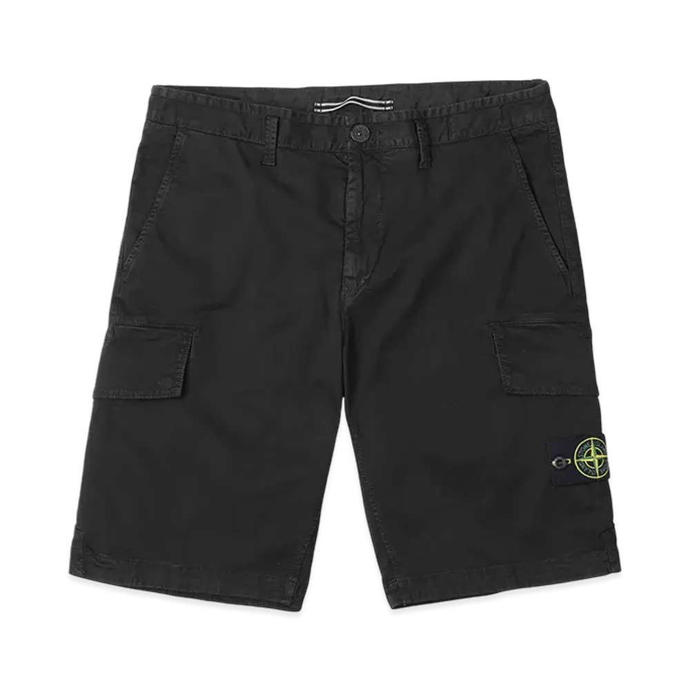 Stone Island Shorts Size 29 L1204 Old Treatment "Black"