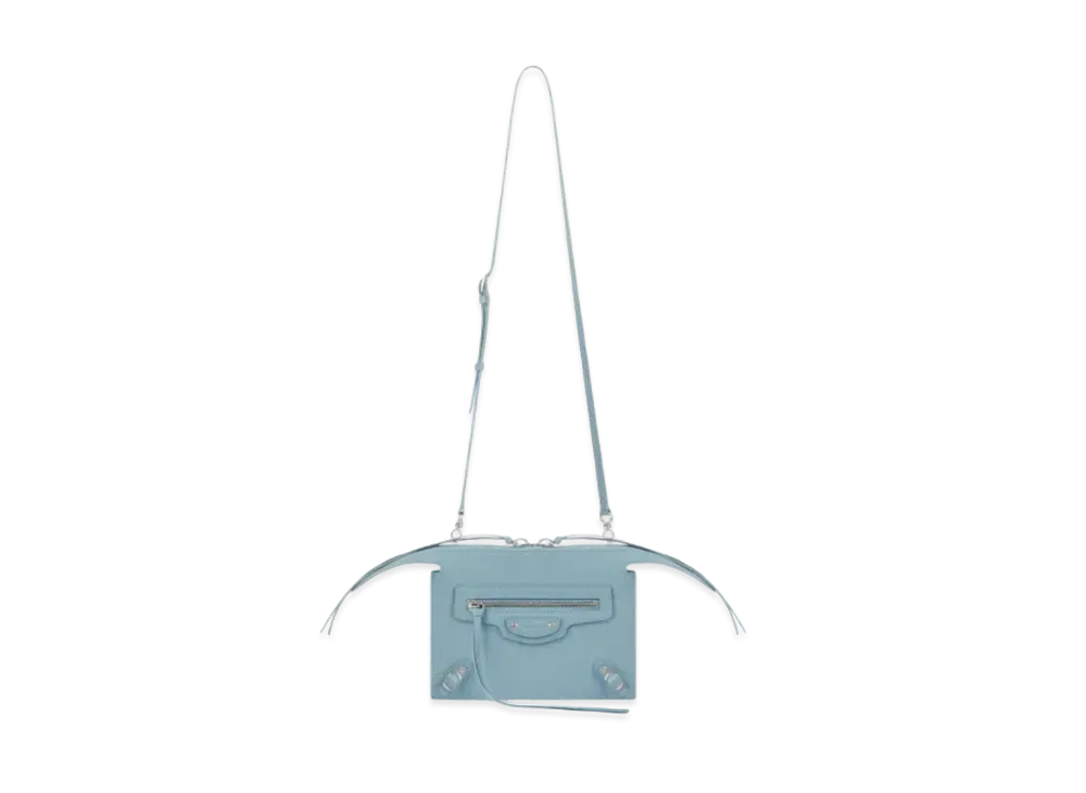 BALENCIAGA Neo Classic Multipouch With Strap "Blue"