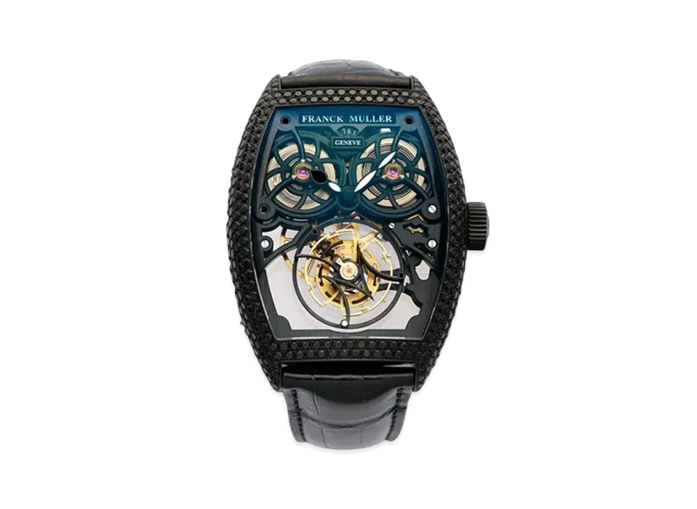 FRANCK MULLER Giga Tourbillon Skeleton Black Diamond