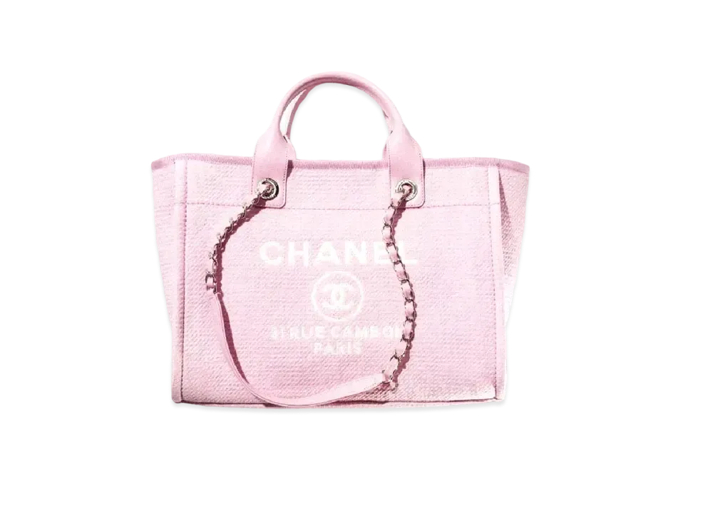 CHANEL Small Shopping Bag Mix Fiber "Pink"
