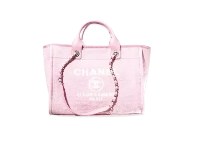 CHANEL Small Shopping Bag Mix Fiber "Pink"