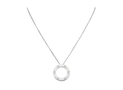 Cartier Love Necklace "White Gold"