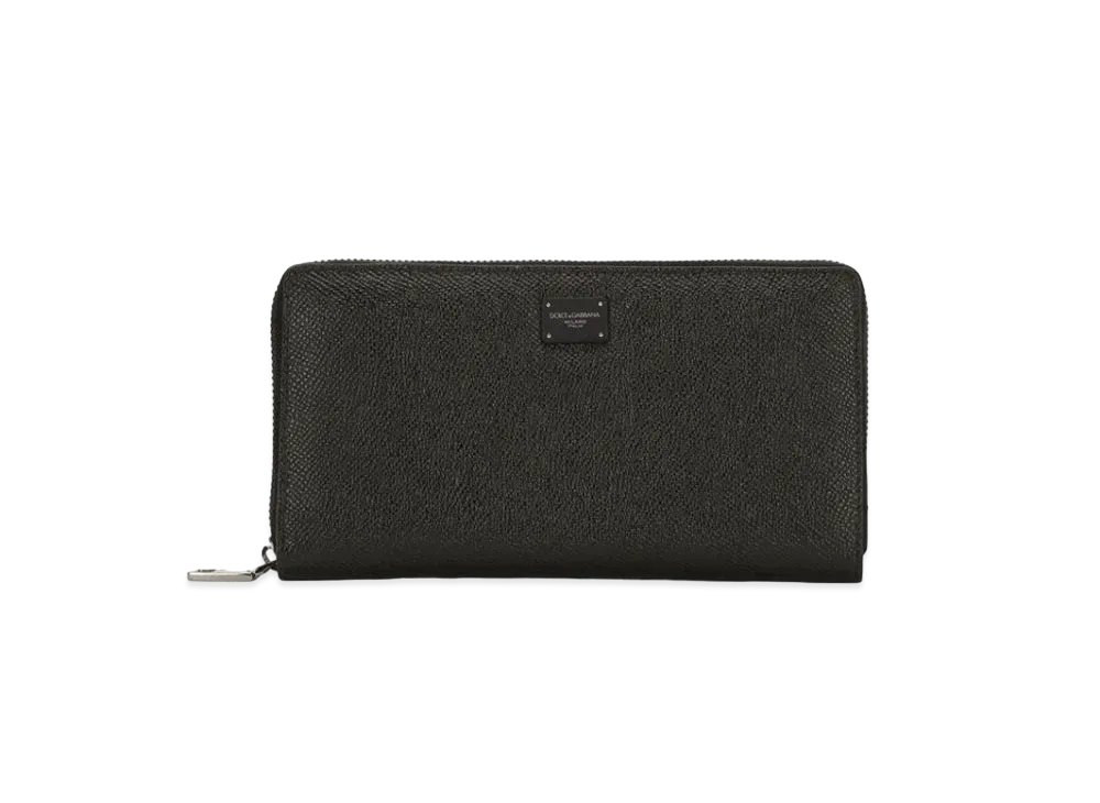 Dolce&Gabbana Zip-Around Wallet Calfskin "Black"