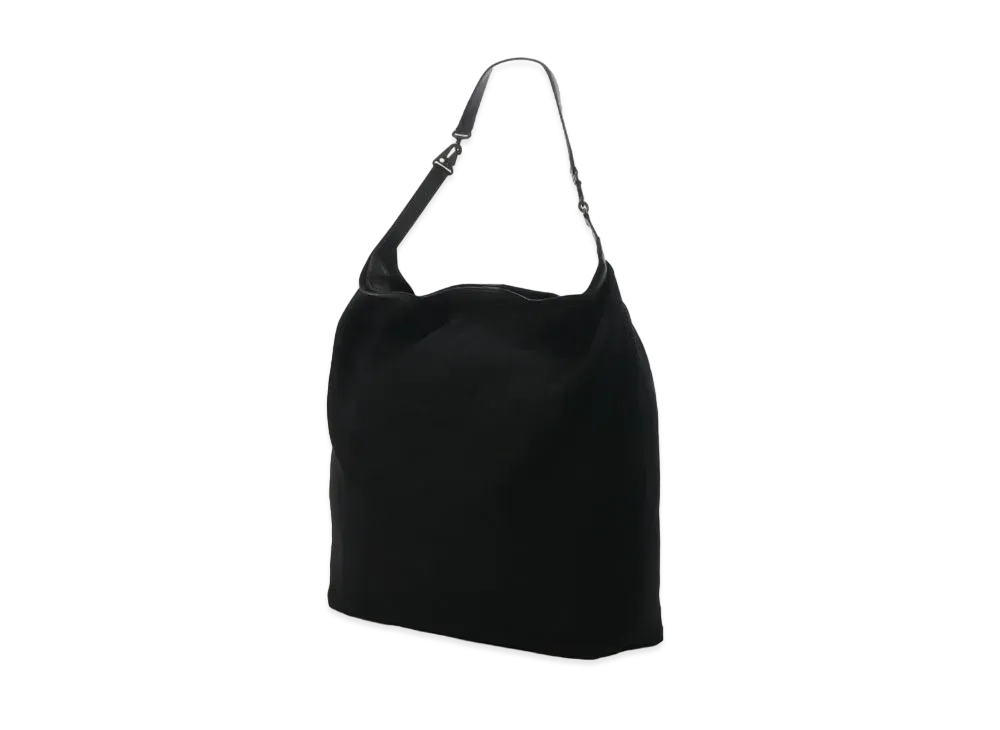 Yohji Yamamoto Y's T/W1/60 GABARDINE CHAIN STITCH 2WAY SHOULDER BAG "Black"