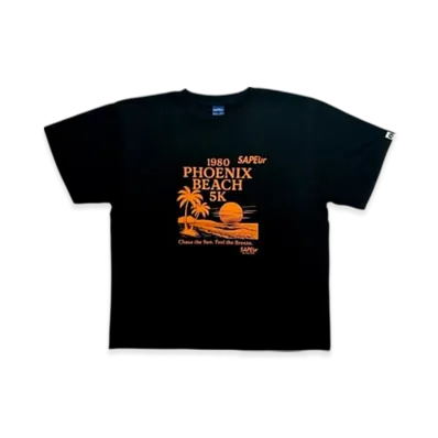 SAPEur Cargo Run Finisher Tee Miyazaki S/S Tee "Black"
