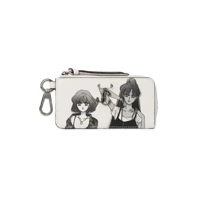 Jimmy Choo x Pretty Guardian Sailor Moon Setsuna Meio & Hotaru Tomoe Lise-Z Card Holder (Includes 1 Pack of Collector Cards)