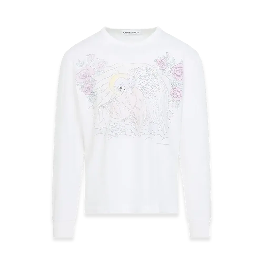 OUR LEGACY "Cruise" Crewneck T-Shirt "White"