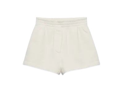PRADA Women's Fleece Shorts "Natural"
