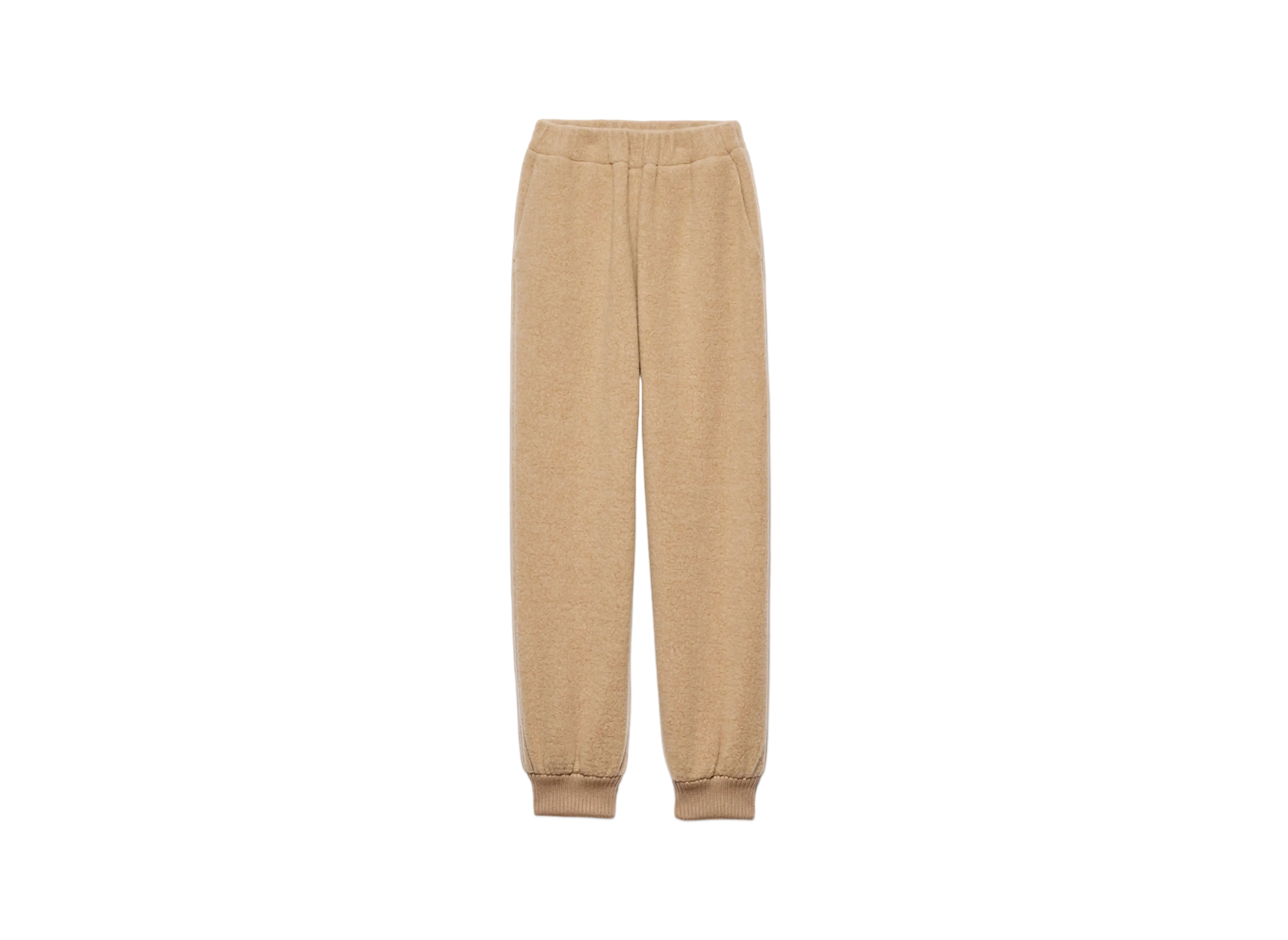 PRADA Women's Fleece Joggers "Beige"