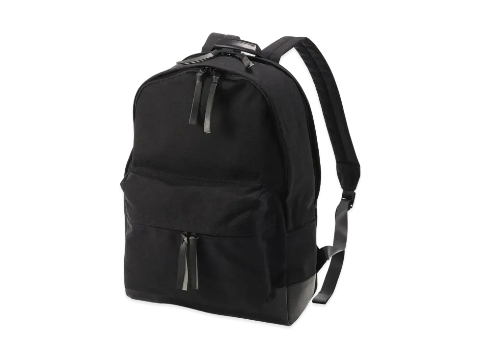 Yohji Yamamoto Y's CORDURA NYLON&OIL LEATHER DAY BAG "Black"