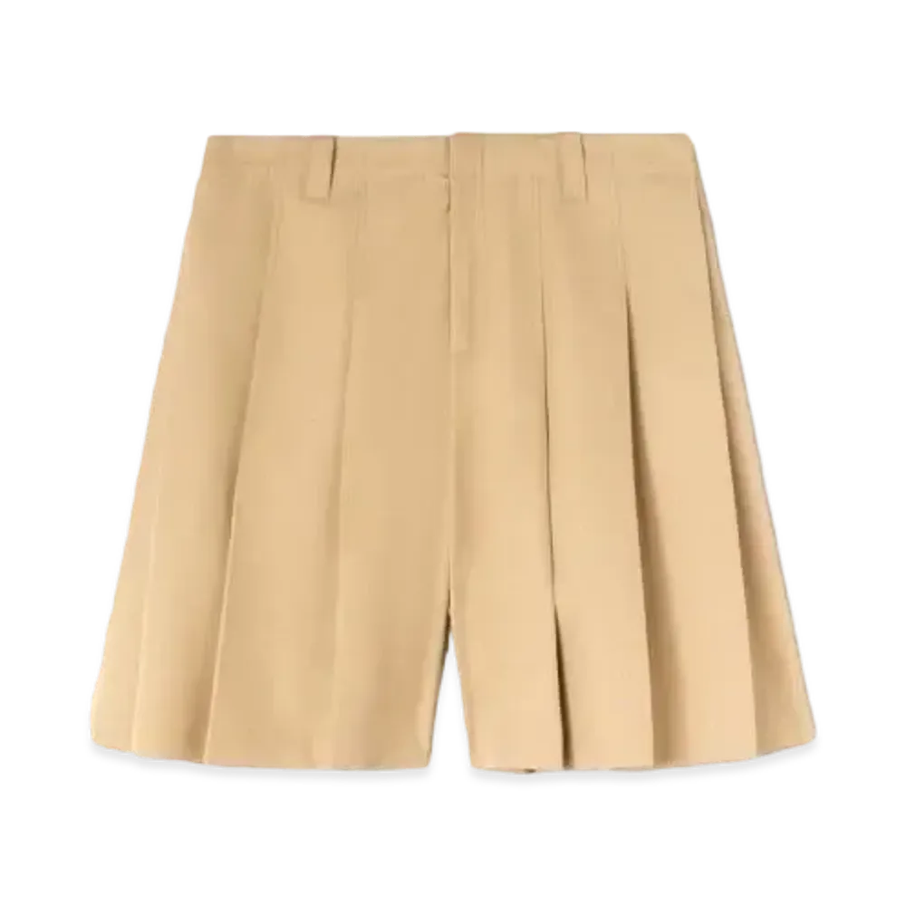 AMBUSH Pleated Short Pants "Beige"