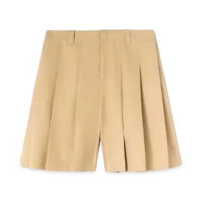 AMBUSH Pleated Short Pants "Beige"