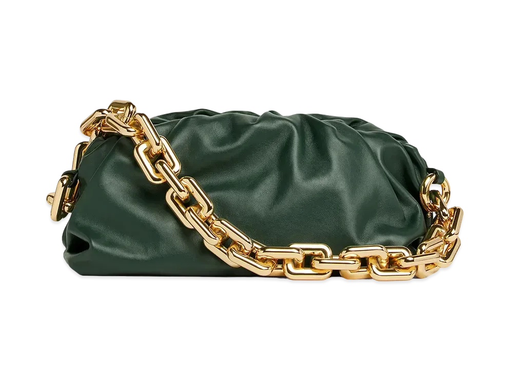 Bottega Veneta Chain Pouch "Raintree"