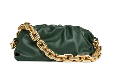 Bottega Veneta Chain Pouch "Raintree"