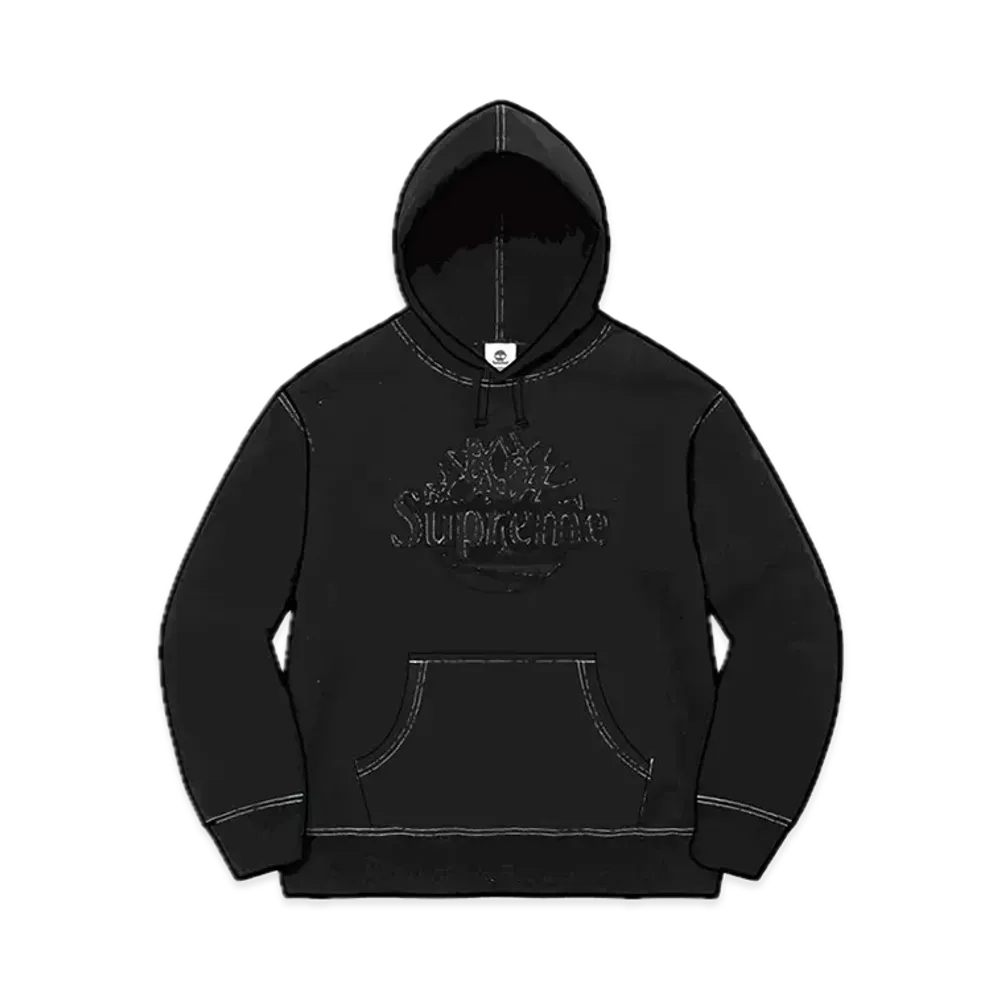 Supreme x Timberland Hooded Sweatshirt "Black"