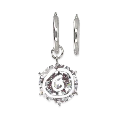 MM6 Maison Margiela Women's Earrings "Silver"