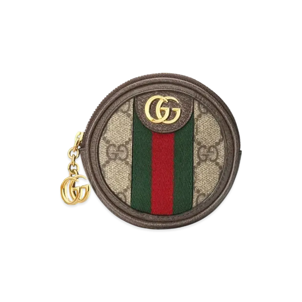 GUCCI Ophidia GG Coin Case "Beige/Ebony"
