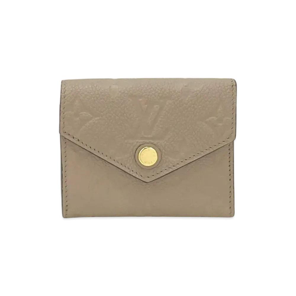 Louis Vuitton Zoe Wallet Monogram Empreinte Leather "Turtledove"