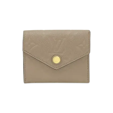 Louis Vuitton Zoe Wallet Monogram Empreinte Leather "Turtledove"