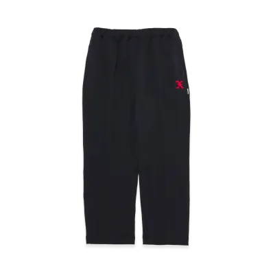 GOD SELECTION XXX Initial Logo Center crease Trackpants GX-S26-PT-03 "Black"