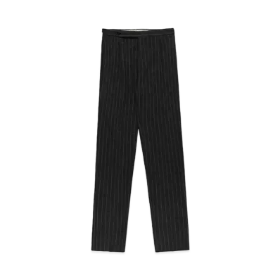 Aime Leon Dore x Drake's Chalkstripe Suit Trouser "Grey"
