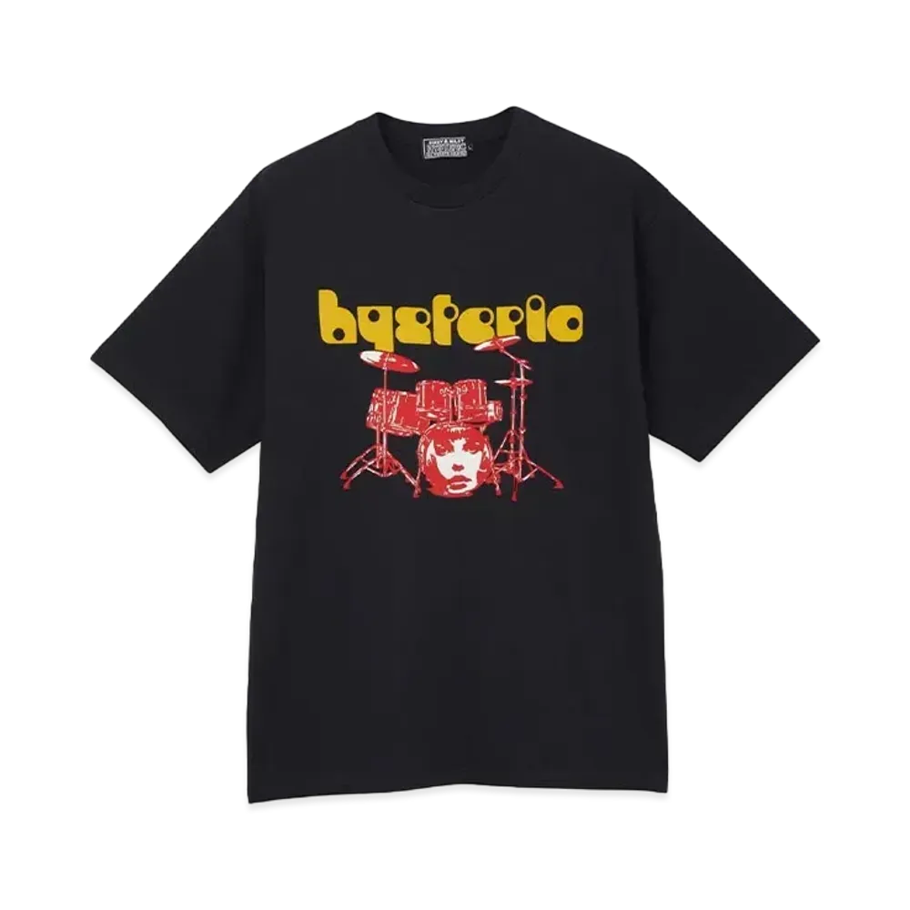 HYSTERIC GLAMOUR Drum Kit Tee "Black"