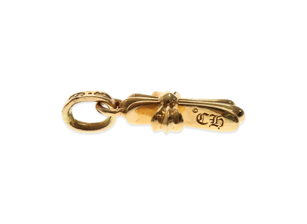 クロムハーツ 22K クロス ベイビーファット チャーム 