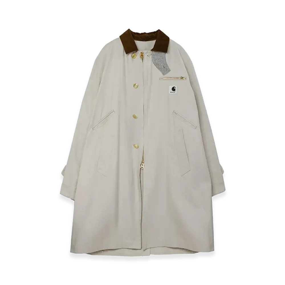 sacai x Carhartt WIP Duck Coat "Ivory"
