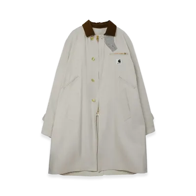 sacai x Carhartt WIP Duck Coat "Ivory"